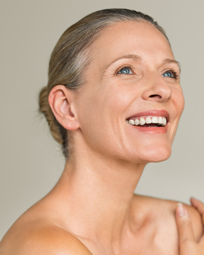 Woman middle-age nice smile