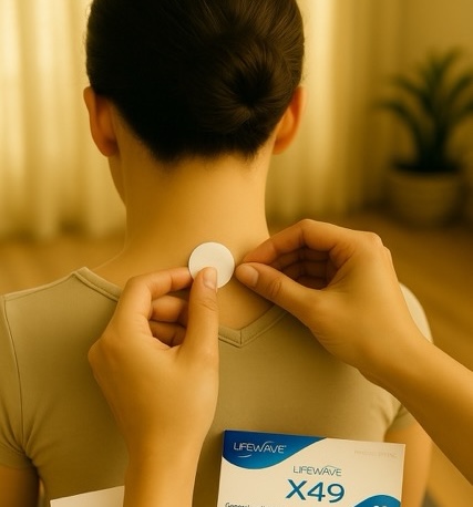 Patch Application On Neck 4 5